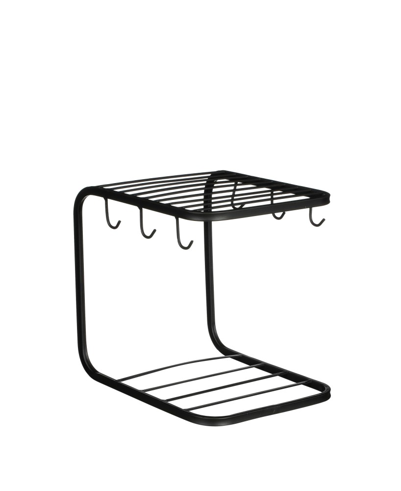 COPA RACK NEGRA 24X19.5X23.5CM