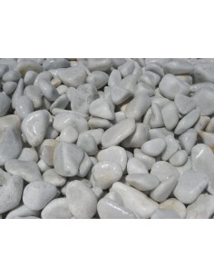 CANTO RODADO BLANCO 20KG   10-20MM