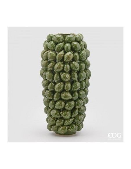 MACETA CHAKRA LIMON H60XD30 VERDE CLARO
