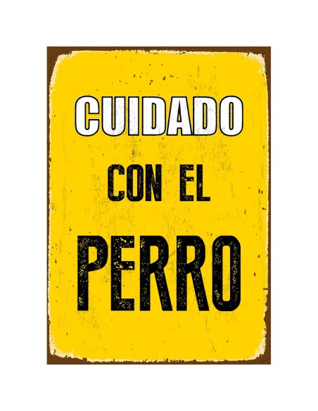 SEÑAL A5 CUIDADO CON EL PERRO 14.8X21CM