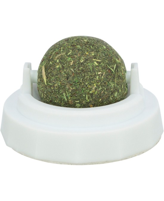Pelota Catnip con Soporte Ø 5 cm  Juguete Estimulante para Gatos | Endanea Mascotas