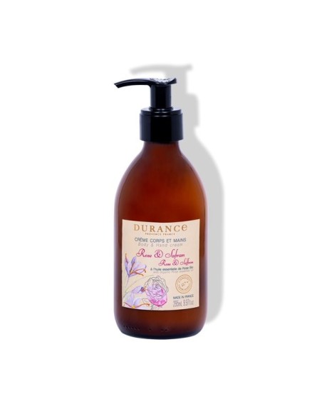 CREMA CORPORAL Y MANOS ROSA Y AZAFRAN 295ML**