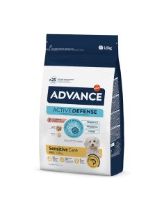 ADVANCE Mini Sensitive Salmón 1.5KG | Pienso hipoalergénico para perros pequeños