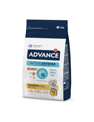 ADVANCE Mini Sensitive Salmón 1.5KG | Pienso hipoalergénico para perros pequeños