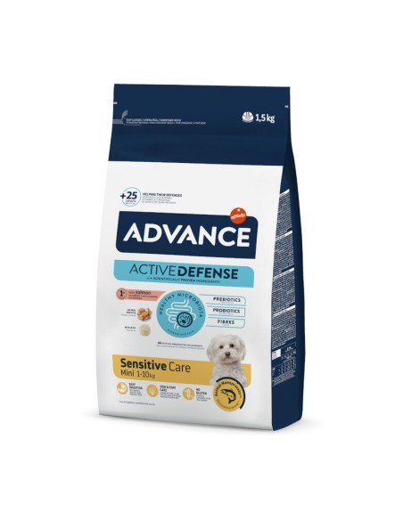 ADVANCE Mini Sensitive Salmón 1.5KG | Pienso hipoalergénico para perros pequeños