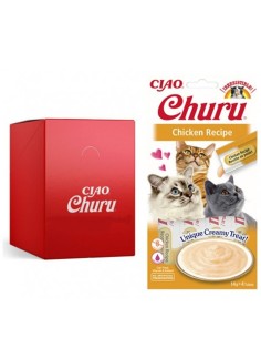 Churu Receta de Pollo para Gatos | Snack Cremoso Natural en Endanea Mascotas