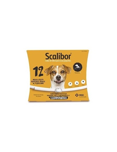 Collar Scalibor 48 cm antiparasitario para perros pequeños y medianos