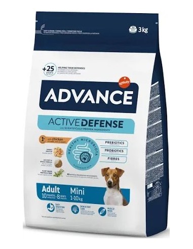 Advance Mini Adult Pollo 3kg | Pienso para perros pequeños adultos - Endanea Mascotas