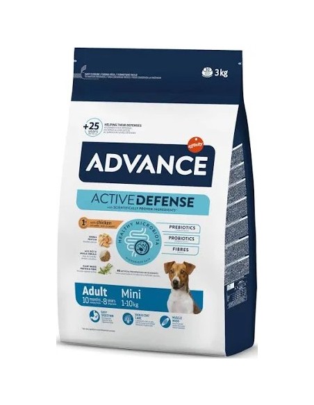 Advance Mini Adult Pollo 3kg | Pienso para perros pequeños adultos - Endanea Mascotas