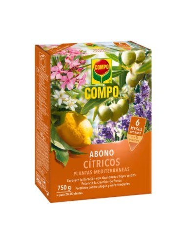 Abono Cítricos 750g COMPO  Fertilizante para limoneros, naranjos y mandarinos


