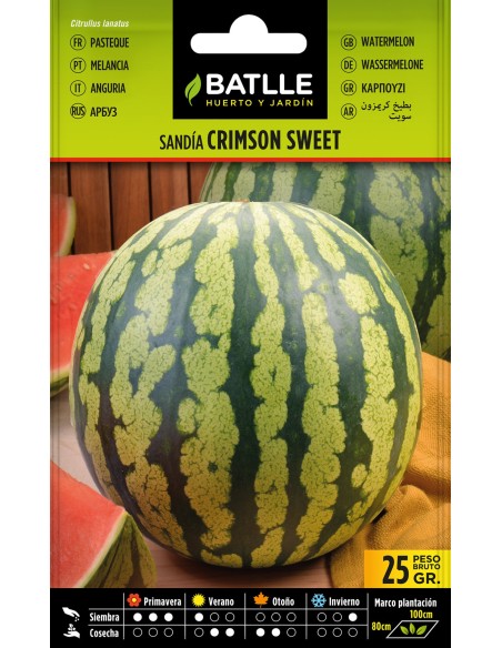 SEMILLA SANDIA CRIMSON SWEET BATLLE