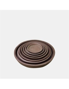 PLATO REDONDO GRES 55X6CM