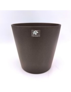 MACETA COMETA 29X28  MARRON