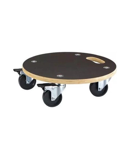 Base redonda 38 cm con ruedas y freno  movilidad segura y práctica