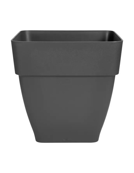 Maceta Vibia Campana Cuadrada 30 cm Antracita | Elegante y Moderna para Interior y Exterior | Endanea Garden