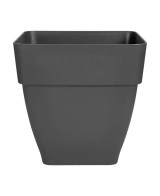Maceta Vibia Campana Cuadrada 30 cm Antracita | Elegante y Moderna para Interior y Exterior | Endanea Garden

