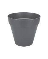 Maceta Loft Urban Redonda 50 cm Antracita | Ideal para Plantas Grandes | Endanea Garden
