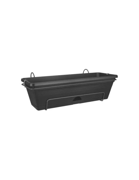 Jardinera GB Allin 50 cm Negra | Diseño Moderno y Funcional para Terrazas y Jardines - Endanea Garden