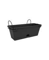 Jardinera G.B. Allin Mini 30cm Negra - Ideal para Espacios Pequeños y Plantas de Interior | Endanea Garden