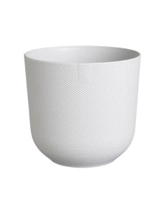 Maceta Jazz Redonda Silky 30cm Blanco  Elegancia y Durabilidad | Endanea Garden