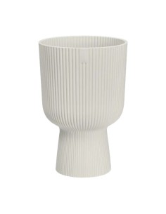 Maceta Vibes Fold Coupe 14 cm Blanco  Diseño Elegante y Moderno | Endanea Garden

