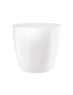 MACETA BRUSSELS DIAMANTE REDONDO 30CM BLANCO
