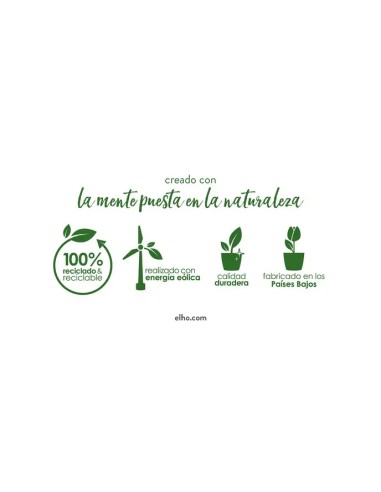 Hidrojardinera Bruss Diamante 27CM Negro | Macetero Moderno y Resistente