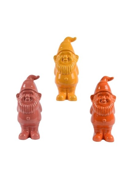 GNOMO CERAMICO FLO BRILLANTE L10XW9.5XH25CM