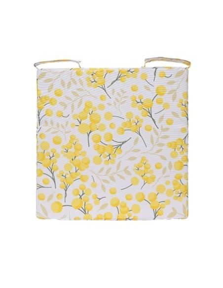 ALMOHADILLA PARA SILLA L40XW40XH4CM AMARILLA