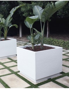 JARDINERA PERFECT 33X33 NATURAL BLANCO