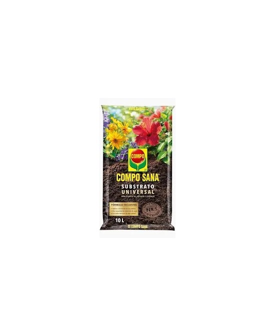 Sustrato Universal COMPO SANA 10L  Nutrientes y Retención de Agua para Plantas

