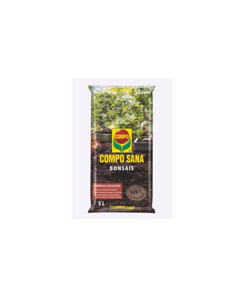 COMPO SANA Bonsáis 5L | Sustrato especializado para bonsáis con drenaje y oxigenación óptima


