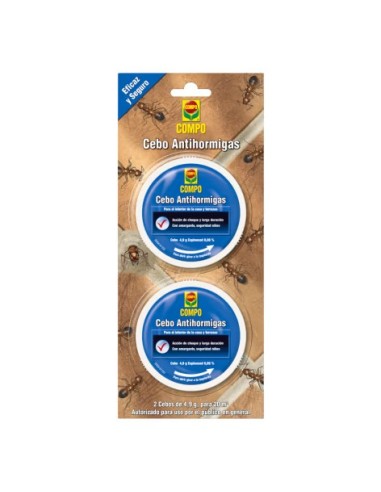 Cebo Antihormigas COMPO  Control Eficaz y Seguro para Jardines e Interiores

