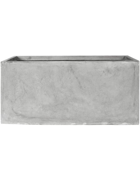 MACETA RASSIO CREMA FIBRA CEMENTO 100X47X47CM