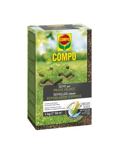 Semillas Césped Repoblador 1kg COMPO  Rápida Regeneración y Resistencia
