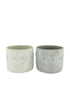 MACETERO PAJARO DE CEMENTO 14X14X11CM