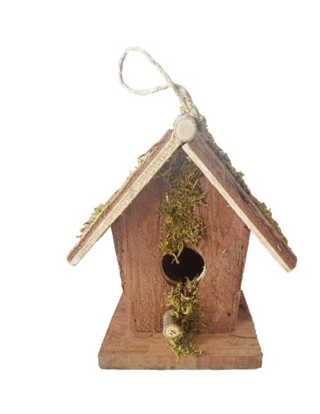 CASETA DE PAJAROS TEJADO CORTO