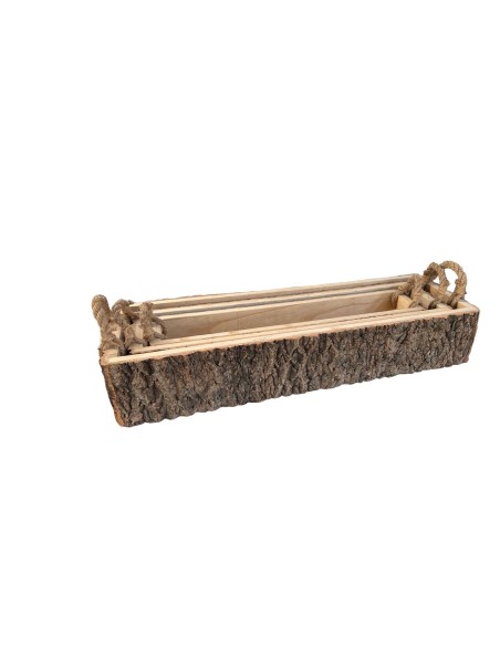 JARDINERA RECTANGULAR MADERA MEDIANA