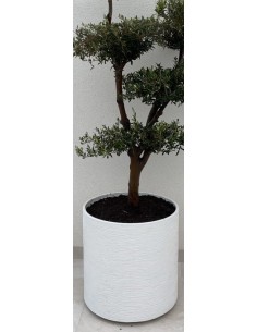 MACETA CILINDRO OPEN 39CM BLANCO