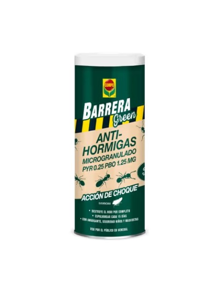 Barrera Green Antihormigas 450gr COMPO  Insecticida Potente para Jardín y Exteriores