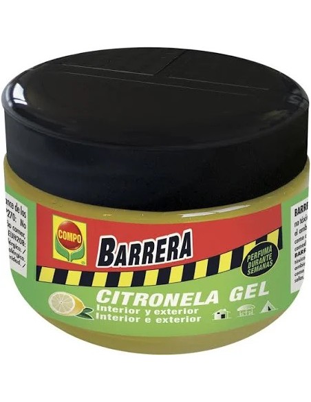 Citrónela Gel COMPO  Repelente Natural de Insectos para Interiores y Exteriores