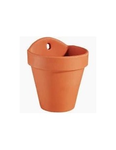 Maceta Pared 23CM Terracota Nº 6 | Jardín vertical y decoración natural - Endanea Garden