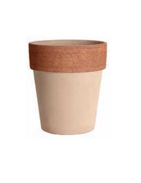 Maceta Alta Graffiatta 40CM Terra | Elegancia y Funcionalidad en Terracota