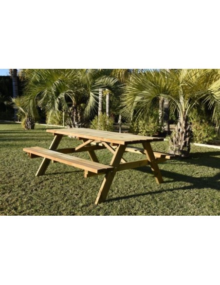 MESA MADERA 177X74X73HCM