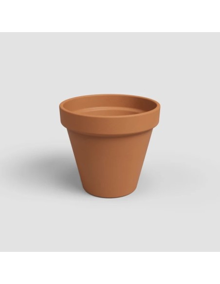 Maceta Terracota 27 cm macetero rústico duradero para plantas pequeñas y medianas