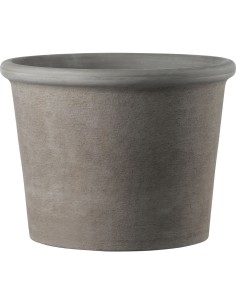 Cilindro Bordato Primitivo Grafite | Maceta y Decoración Moderna y Sofisticada