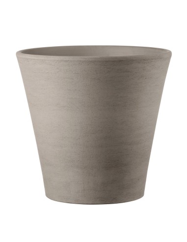 Vaso Cónico Primitivo Grafite  Maceta Minimalista y Resistente | Endanea Garden

