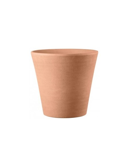 Vaso Cónico Primitivo Blanco 49 | Macetero Minimalista Resistente y Elegante

