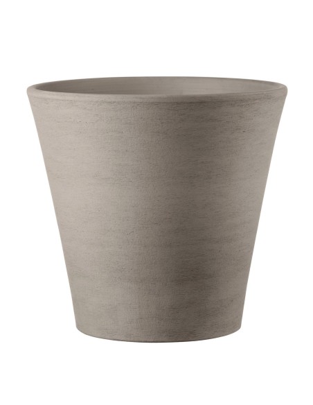 Vaso Cónico Primitivo Grafite 60 | Macetero Grande, Resistente y Moderno