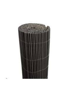 Mimbre Artificial 1.5x3M Antracita  Cerramiento Duradero y Moderno para Jardín y Terraza